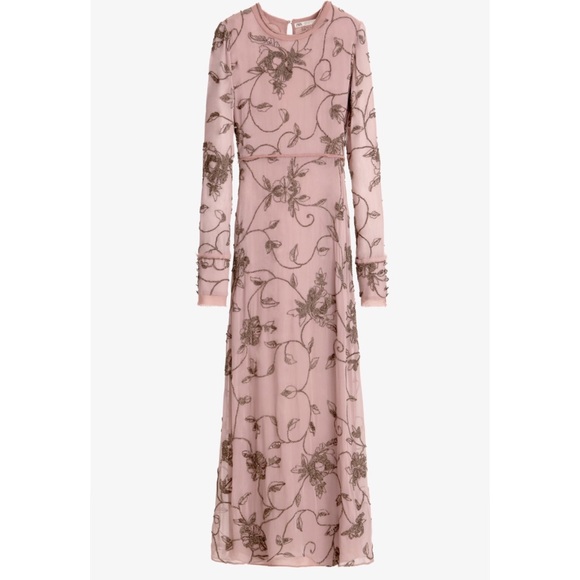 ZARA LIMITED EDITION LONG DRESS WITH APPLIQUÉS - Picture 16 of 16